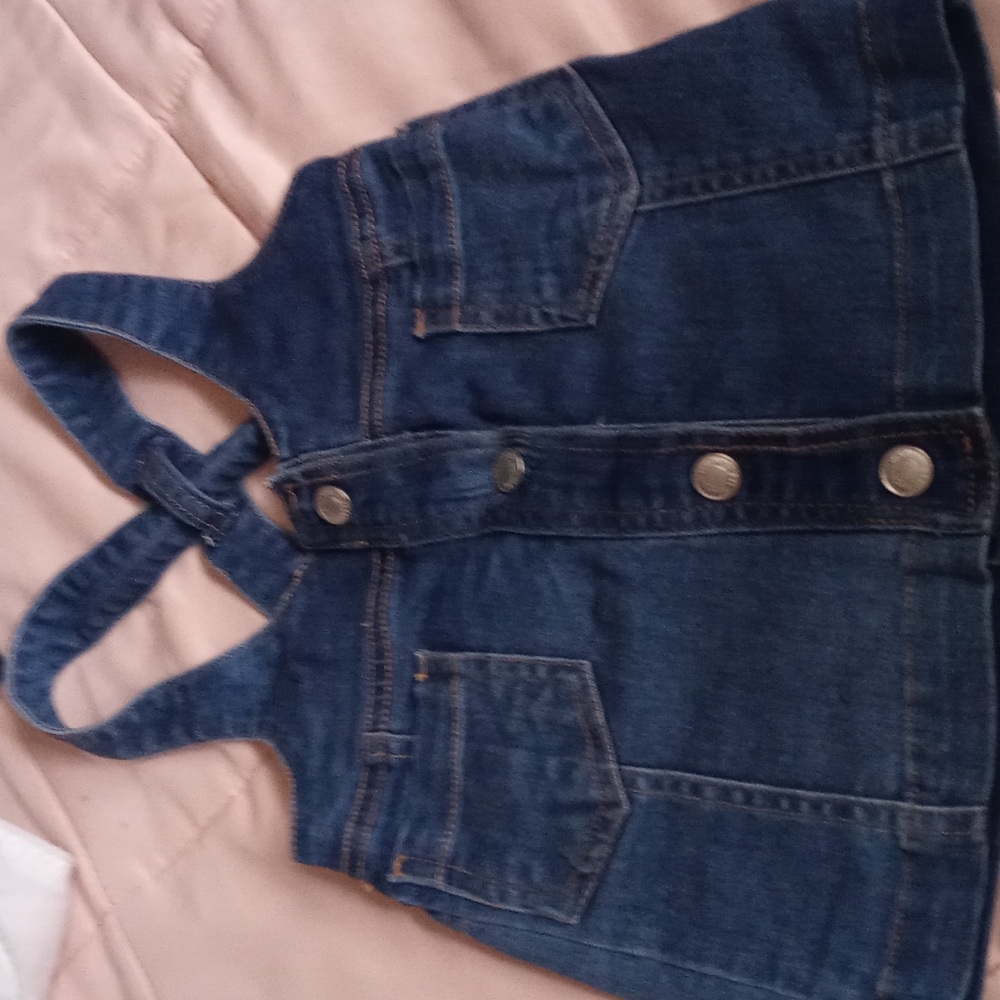 Jean skirt over all